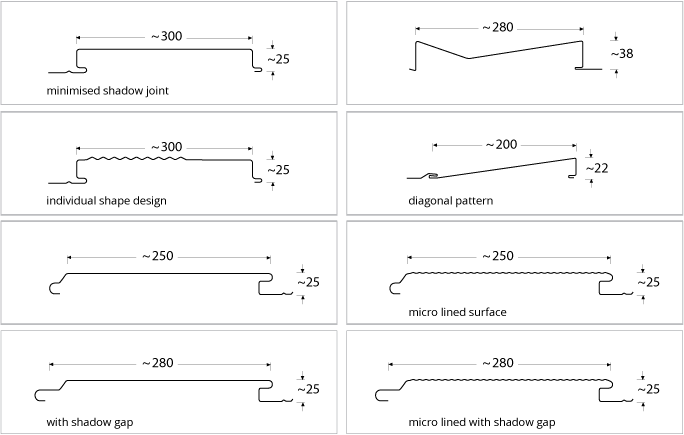 sidings examples